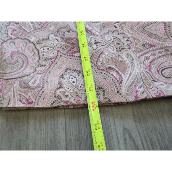 Talbots Petites Size 4 Silk Midi Skirt Paisley Print - Picture 6 of 6